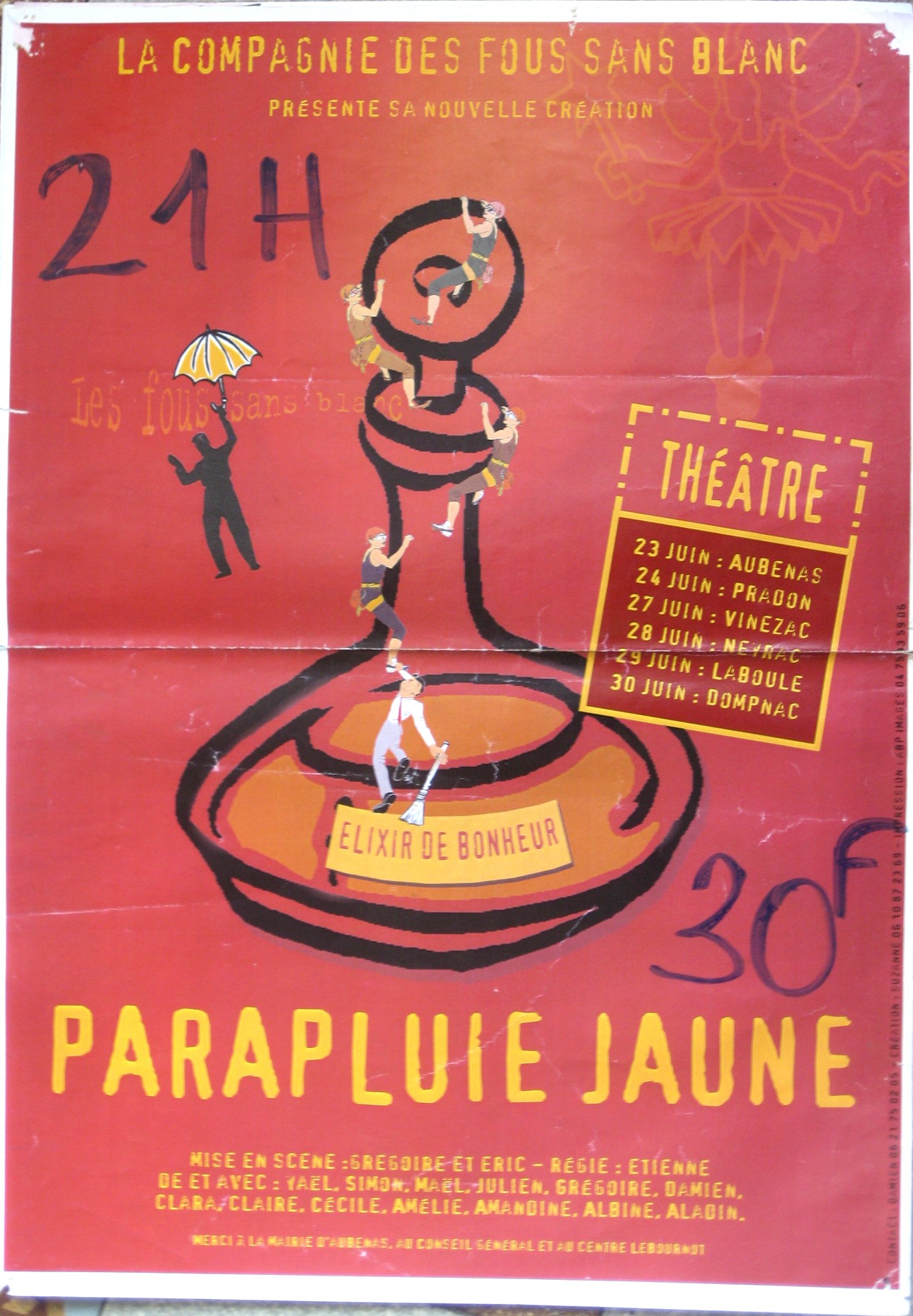 Parapluie jaune